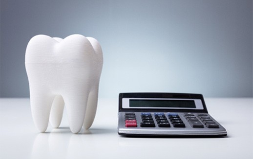 tooth and calculator for cost of cosmetic dentistry in Goodyear 