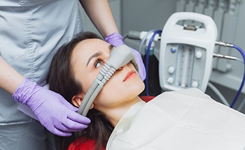 a patient undergoing nitrous oxide in Goodyear